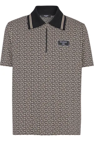 Balmain Polo Labyrinth en jacquard