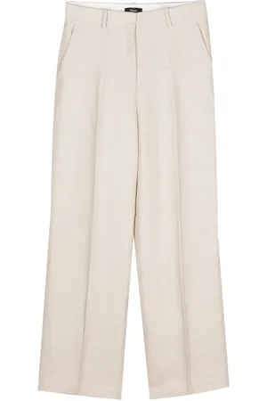 THEORY Pantalon en lin à coupe droite