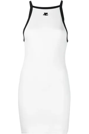 Courrèges Robe courte à design sans manches