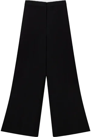 Stella McCartney Pantalon en laine à taille haute