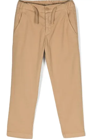 Dondup Pantalon droit à lien de resserrage