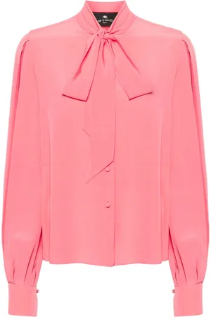 Etro Blouse en soie à col lavallière
