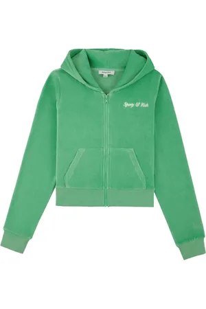 Sporty & Rich Hoodie Italic Logo en coton