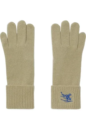 Burberry Gants en maille à broderies EKD