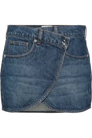 COPERNI Minijupe en jean à patch logo