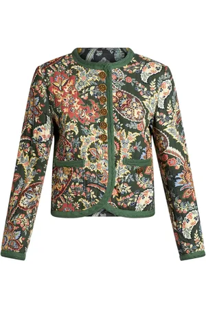 Etro Veste crop à motif cachemire