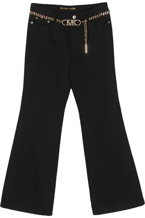 Michael Kors Jean évasé à ceinture en chaîne