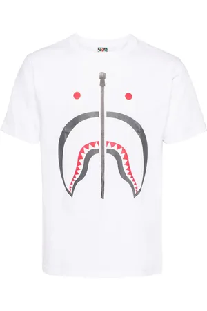 A Bathing Ape T-shirt à imprimé requin