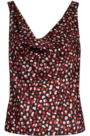 Cynthia Rowley Haut sans manches à col bénitier