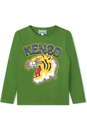Kenzo T-shirt en coton à logo imprimé