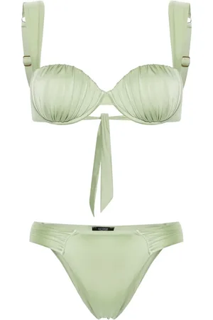 Noire Swimwear Bikini à fronces