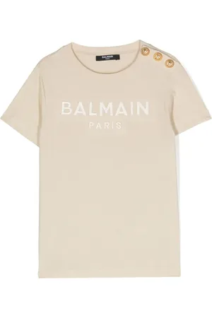 Balmain T-shirt à logo brodé