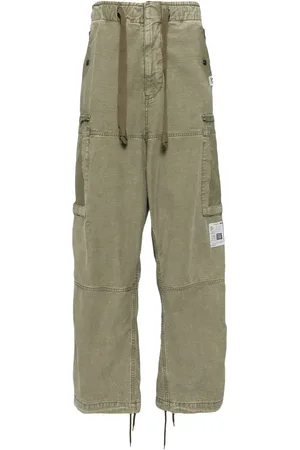 Maison Mihara Yasuhiro Pantalon en coton à poches cargo