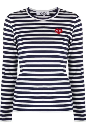 Comme des Garçons T-shirt rayé à manches longues