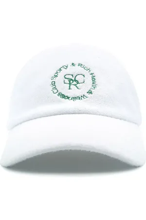 Sporty & Rich Casquette en coton à logo brodé
