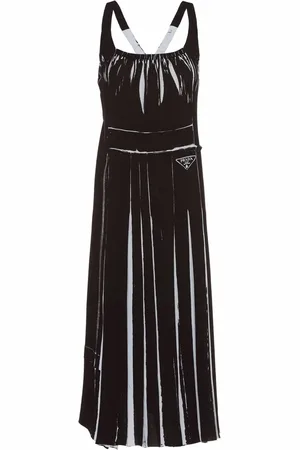 Prada Robe imprimée à design sans manches