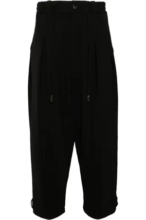 SONGZIO Pantalon à ourlet retroussé