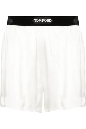 Tom Ford Short en satin à bande logo