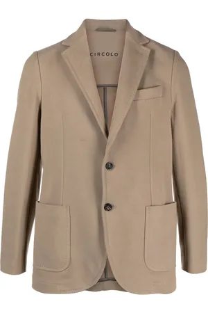 Circolo Blazer en coton mélangé à simple boutonnage
