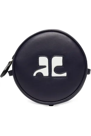Courrèges Sac rond Reedition Circle en cuir