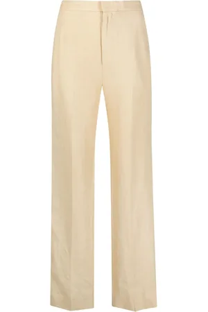 Ralph Lauren Pantalon en lin à coupe droite