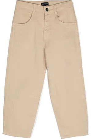 Emporio Armani Pantalon fuselé à taille mi-haute