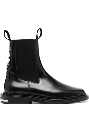 TOGA VIRILIS Bottines en cuir à détails de clous