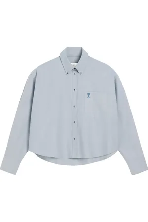 Ami Chemise boutonnée à coupe crop