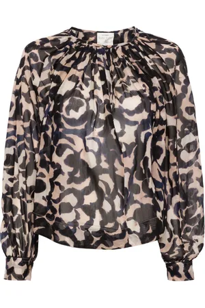 FORTE FORTE Blouse à imprimé abstrait