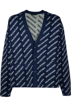 Balenciaga Cardigan à logo imprimé