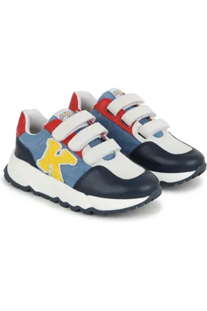 Kenzo Baskets en cuir à patch logo