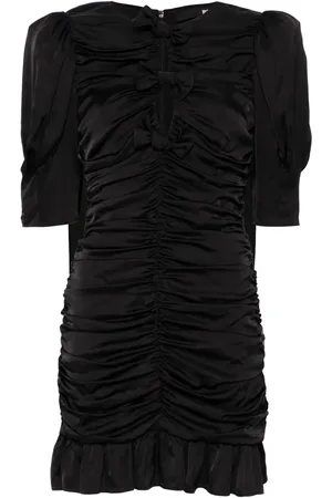 ROTATE Robe courte volantée en satin