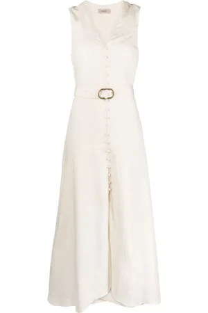 Twin-Set Robe longue à col v