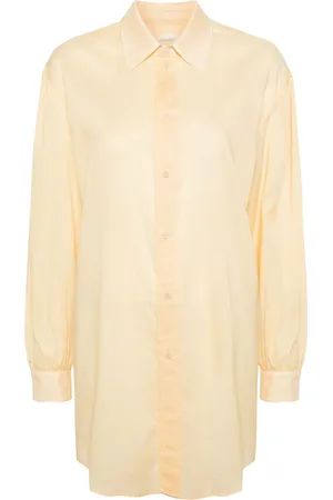 LEMAIRE Chemise en coton à effet de transparence