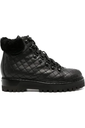 LE SILLA Bottines matelassées St. Moritz en cuir