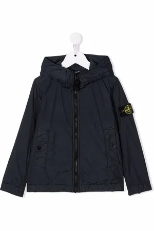 Stone Island Veste à patch logo sur la manche