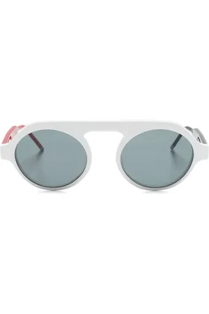 Thom Browne Lunettes de soleil à monture ronde