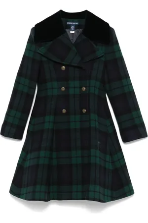 Ralph Lauren Manteau à motif tartan