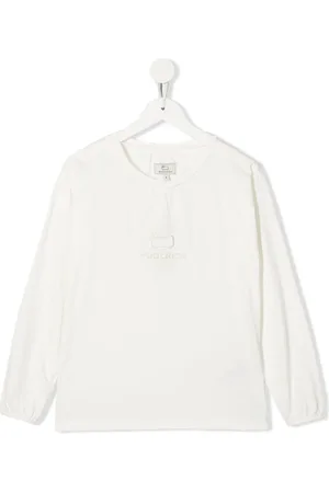 Woolrich T-shirt en coton biologique à logo brodé