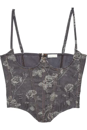 FLEUR DU MAL Bustier en jacquard