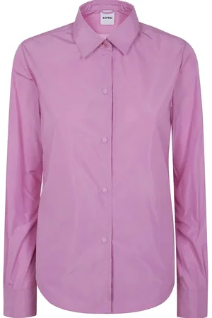 Aspesi Chemise boutonnée à ourlet incurvé