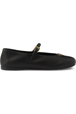 Prada Ballerines à logo émaillé
