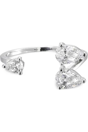 Anabela Chan Bague Orion en or blanc 14ct à détail de diamant
