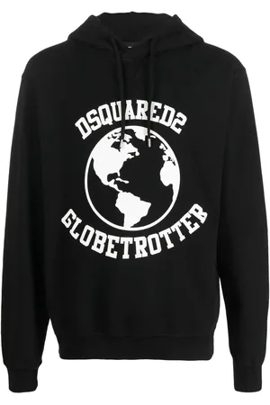 Dsquared2 Hoodie Globetrotter à logo imprimé