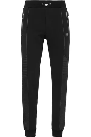 Philipp Plein Pantalon de jogging à patch tête de tigre