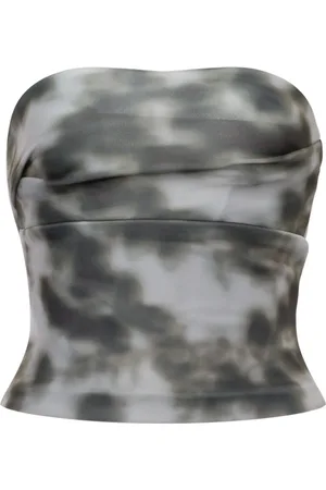 Serafini Haut bustier à imprimé tie dye