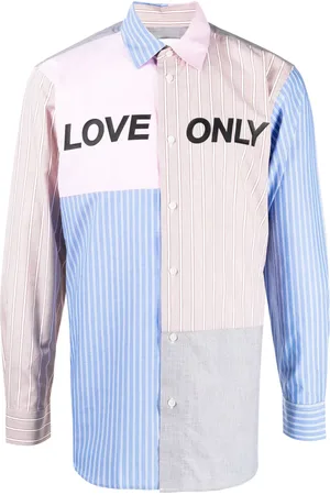 Ports V Chemise en coton à slogan imprimé