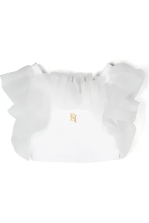 Elisabetta Franchi Blouse à détails de volants