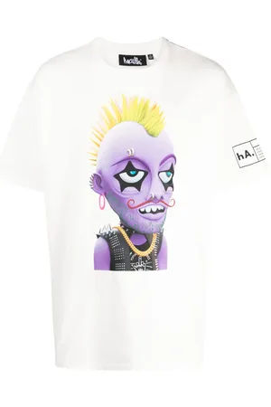 HACULLA T-shirt en coton à imprimé Moe