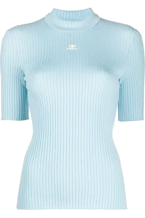 Courrèges Pull à logo brodé